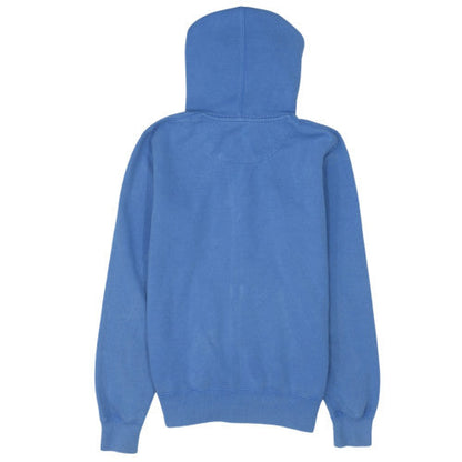 Nike Womens Blue Full Zip Hoodie Sweatshirt Size M Cotton Blend