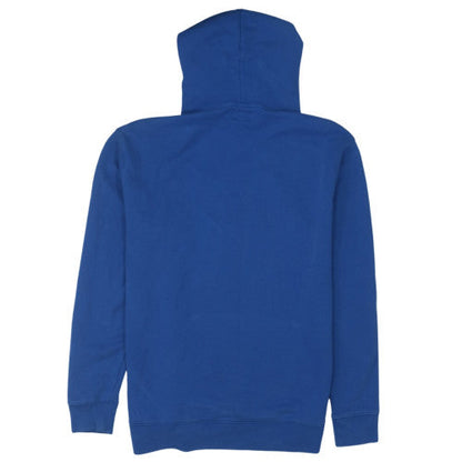 Tommy Jeans Men's Blue Hoodie L Pullover Cotton Logo Drawstring