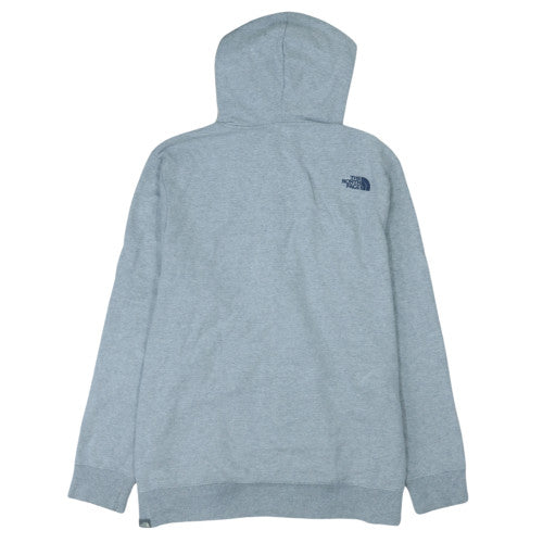 The North Face Men's Grey 2XL Full Zip Hoodie Fleece