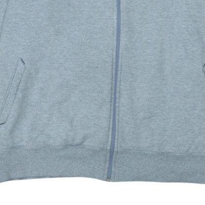 The North Face Men's Grey 2XL Full Zip Hoodie Fleece