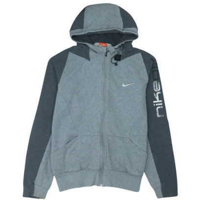 Nike Men’s Grey Full Zip Hoodie M Sports Fleece Jacket