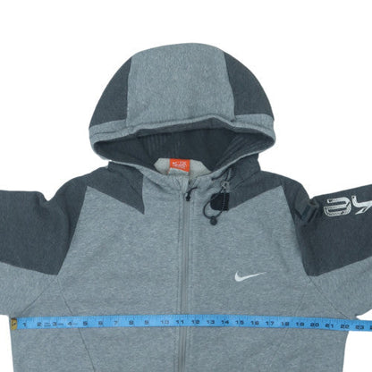 Nike Men’s Grey Full Zip Hoodie M Sports Fleece Jacket