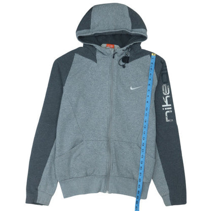 Nike Men’s Grey Full Zip Hoodie M Sports Fleece Jacket