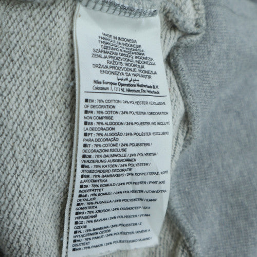 Nike Men’s Grey Full Zip Hoodie M Sports Fleece Jacket