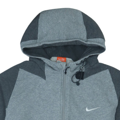 Nike Men’s Grey Full Zip Hoodie M Sports Fleece Jacket