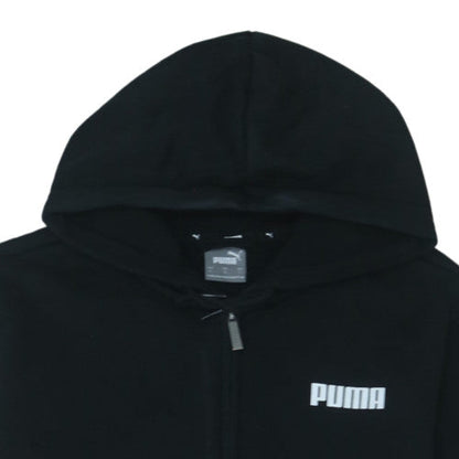 Puma Men's Black Full Zip Hoodie Size L Sportswear
