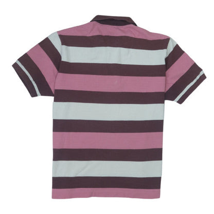 Lacoste Men's Multicoloured Striped Polo Shirt Size M Classic Fit