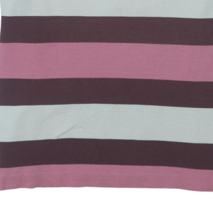Lacoste Men's Multicoloured Striped Polo Shirt Size M Classic Fit
