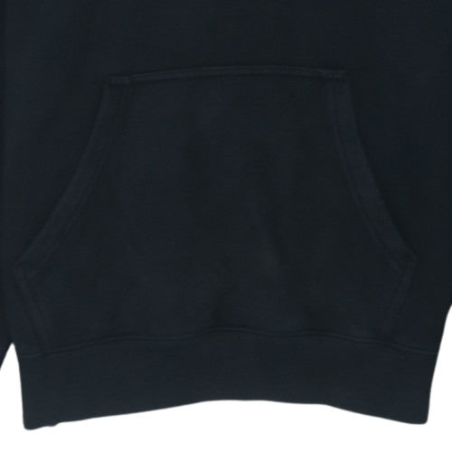 Champion Men's Black Pullover Hoodie Medium Regular Fit Logo Fleece