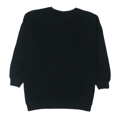 Disney Womens Black L Sweatshirt Mickey & Friends Cartoon Graphic Pullover