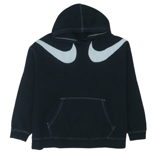Nike Womens Black 3XL Pullover Hoodie with Logo Detail