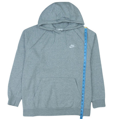 Nike Men's Grey 2XL Pullover Hoodie Fleece Sweatshirt