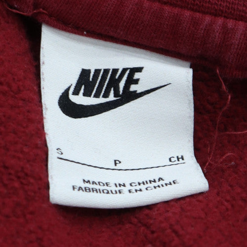 Nike Mens Red Crew Neck Pullover Sweatshirt Small