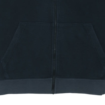 Nike Men's Black XL Full Zip Hoodie Cotton Blend Fleece