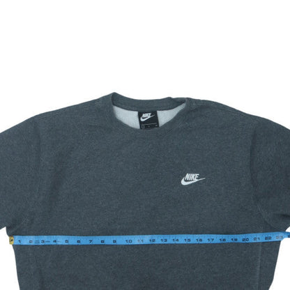 Nike Men's Grey Crew Neck Pullover Sweatshirt Size S