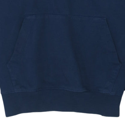 Nike Men's Blue Pullover Hoodie M Embroidered Logo Sports Fleece