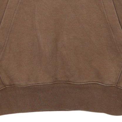 Nike Men's Brown Pullover Hoodie XS Fleece Logo Sweatshirt