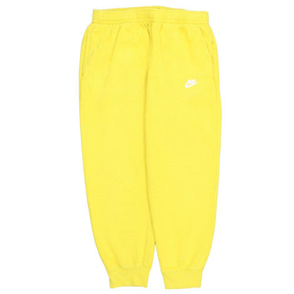 Nike Men’s Yellow Jogger Sweatpants L Regular Fit Fleece Trousers