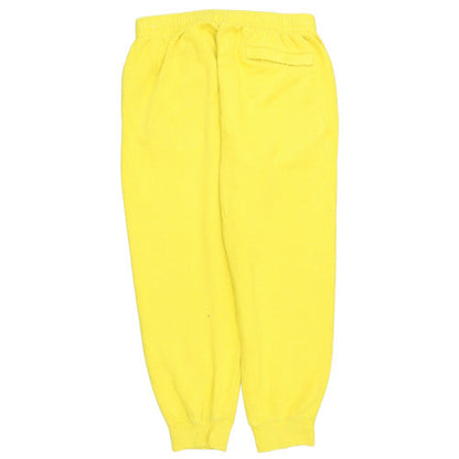 Nike Men’s Yellow Jogger Sweatpants L Regular Fit Fleece Trousers