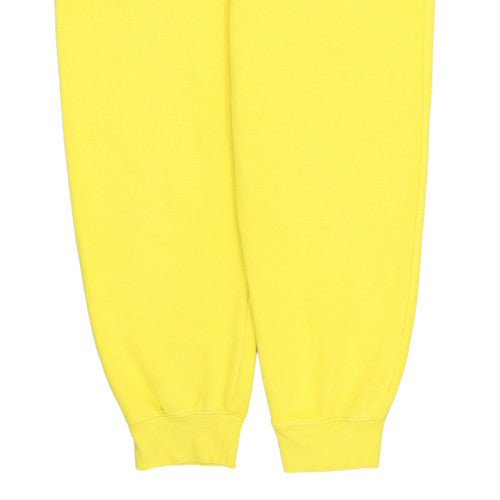 Nike Men’s Yellow Jogger Sweatpants L Regular Fit Fleece Trousers