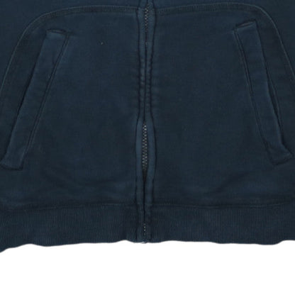 Puma Men's Black Full Zip Hoodie Size M with Blue Lining