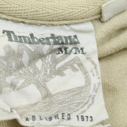 Timberland Men Beige Logo Pullover Sweatshirt M Regular Fit