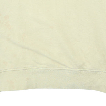 Timberland Men Beige Logo Pullover Sweatshirt M Regular Fit