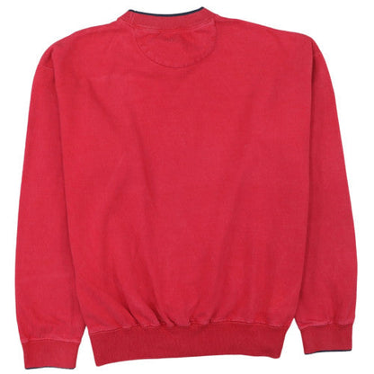 Chaps Ralph Lauren Men's Red Crew Neck Pullover Sweatshirt M