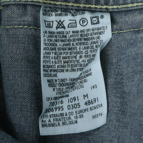 Levi Strauss & Co Women's Blue Denim Button Jacket Size M