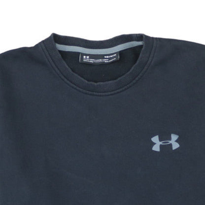Under Armour Men's Black Medium Pullover Sweatshirt Crew Neck Fleece