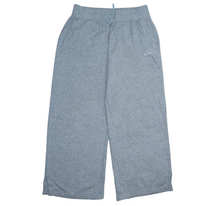 Nike Women’s Grey XL Fleece Sweatpants with Drawstring Waist