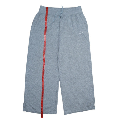 Nike Women’s Grey XL Fleece Sweatpants with Drawstring Waist