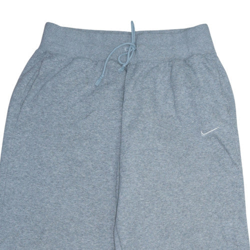 Nike Women’s Grey XL Fleece Sweatpants with Drawstring Waist