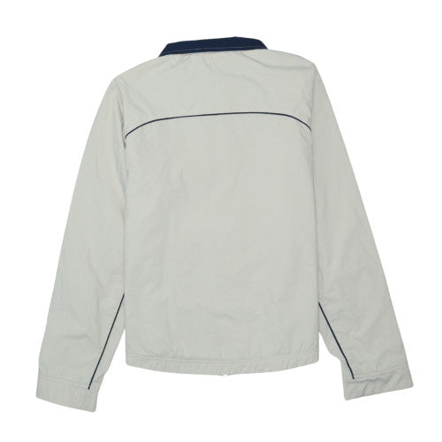 Nike Womens Beige Full Zip Sweatshirt Jacket Size 14 Classic Fit