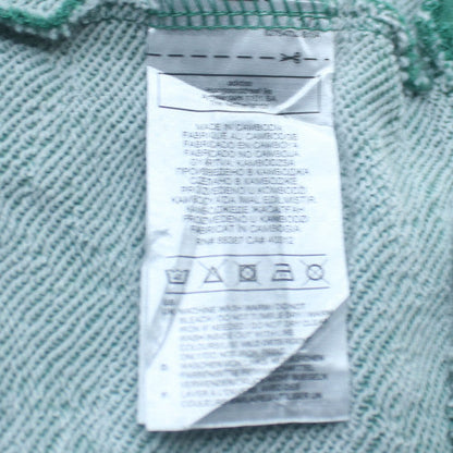 Adidas Men Green Long Sleeve Crew Neck Pullover Sweatshirt L