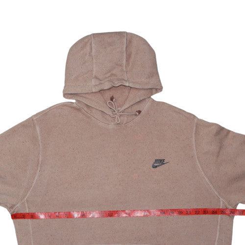 Nike Womens Beige Pullover Hoodie XL Cotton Blend Relaxed Fit
