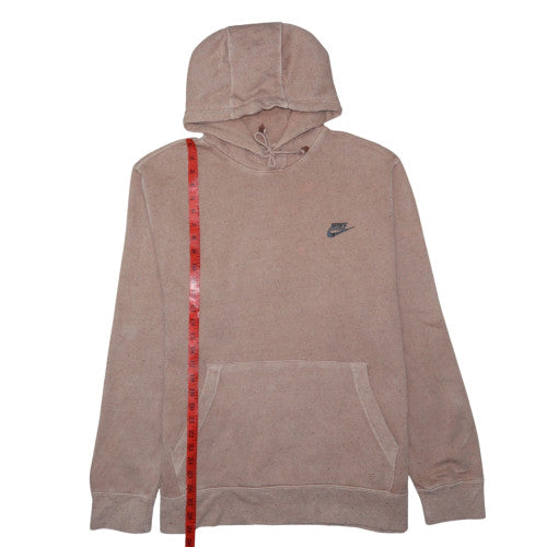 Nike Womens Beige Pullover Hoodie XL Cotton Blend Relaxed Fit