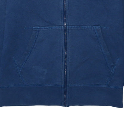 Nike Men's Blue Full Zip Hoodie M Fleece Regular Fit