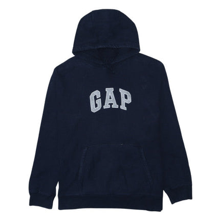 GAP Womens Navy Blue Pullover Hoodie XL Hooded Logo Sweatshirt