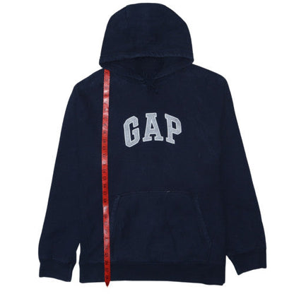GAP Womens Navy Blue Pullover Hoodie XL Hooded Logo Sweatshirt