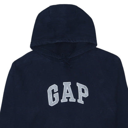 GAP Womens Navy Blue Pullover Hoodie XL Hooded Logo Sweatshirt