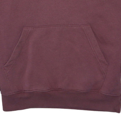 Adidas Womens Burgundy Hoodie Size 8 Pullover Cotton Blend Casual