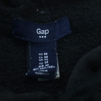 GAP Womens Black Full Zip Hoodie M Hooded Sweatshirt