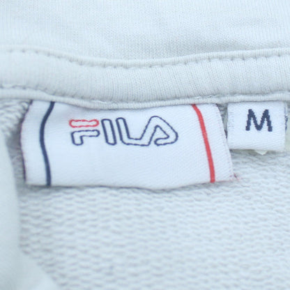 Fila Women’s Grey Black Colourblock Pullover Hoodie Size M