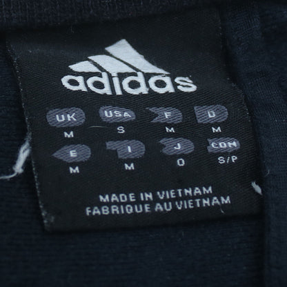Adidas Men's Blue Full Zip Sweatshirt Size M Embroidered Logo