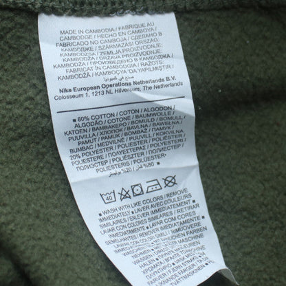 Nike Men's Green Crew Neck Pullover Sweatshirt Size M