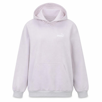 Puma Womens Pink Pullover Hoodie Medium Cotton Blend Casual