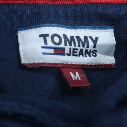 Tommy Jeans Men’s Blue Pullover Hoodie M Embroidered Logo