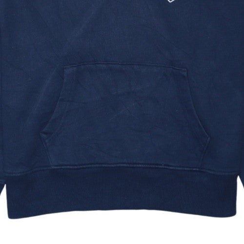 Tommy Jeans Men’s Blue Pullover Hoodie M Embroidered Logo