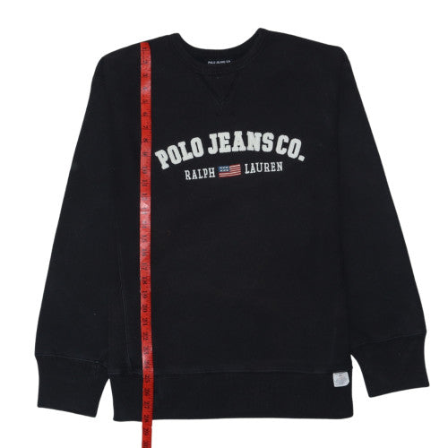 Ralph Lauren Polo Jeans Co. Black Men's Large Crew Neck Sweatshirt